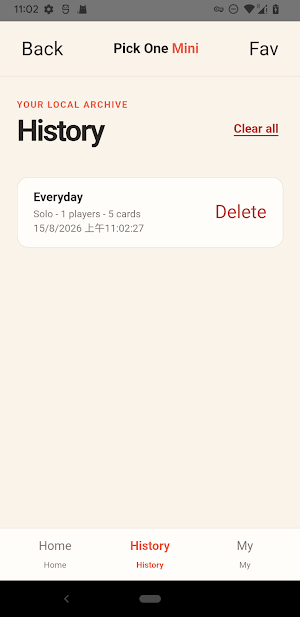 Pick One Mini Screenshot 1