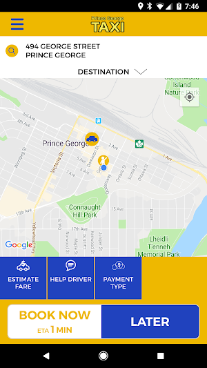 Prince George Taxi Screenshot 0