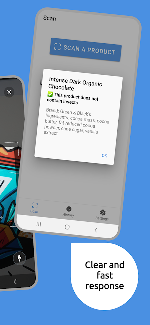 Insect Scan - Food Scanner Screenshot 1