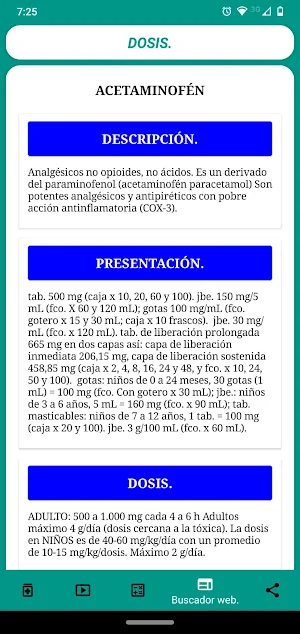 Dosis. Screenshot 2