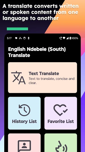 English Ndebele (South) Trans Screenshot 1