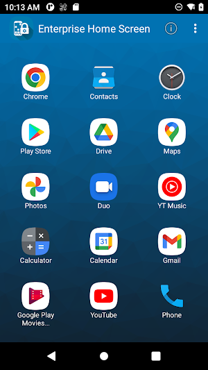 Zebra Enterprise Home Screen Screenshot 1