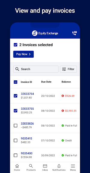Equity Exchange Portal Screenshot 3