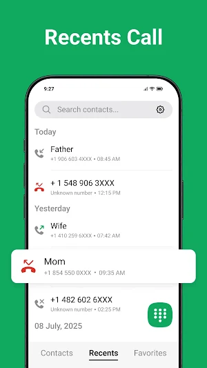 Contacts Screenshot 2