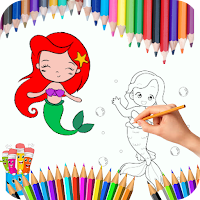 Mermaids Easy Drawing