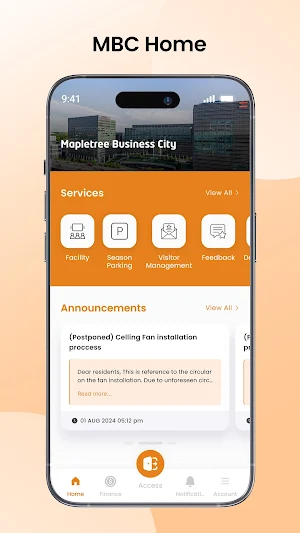 MBC Tenant App Screenshot 1