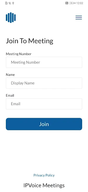 IPVoice Meetings Screenshot 0