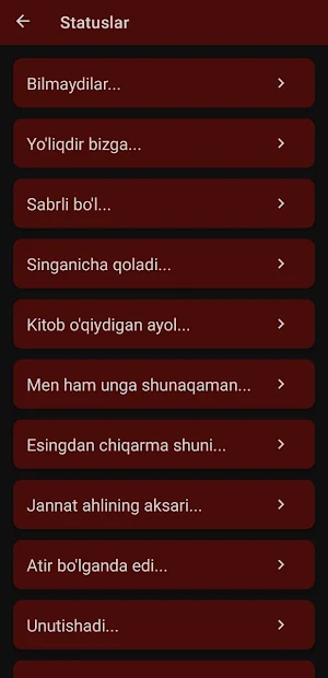 Statuslar Screenshot 1