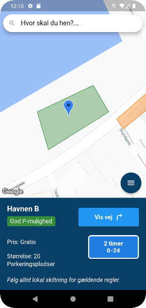 Lemvig Parkering Screenshot 3