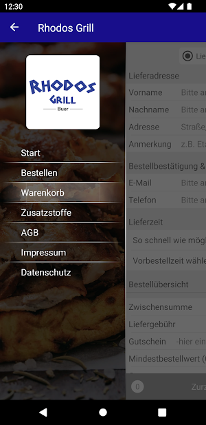 Rhodos Grill Screenshot 2