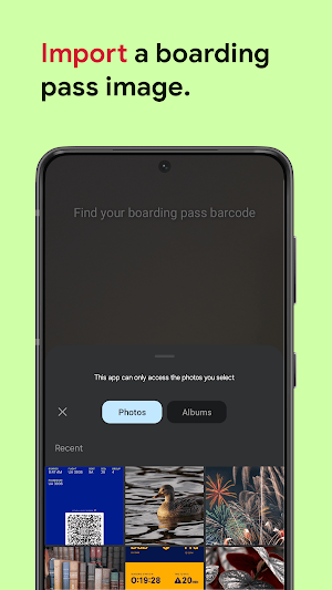 Boarding Pass Scanner Screenshot 2