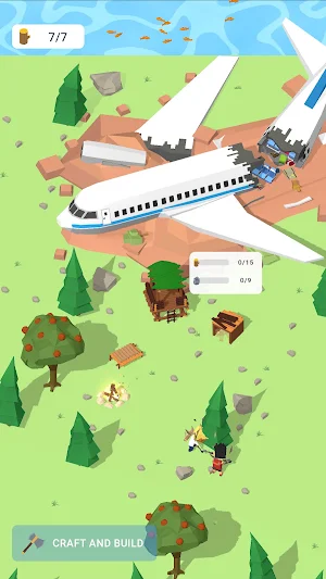 Isle Builder: Click to Survive Screenshot 1
