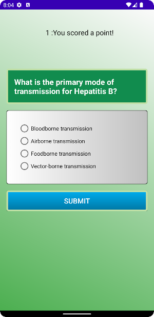 Hepatitis Quizzer Screenshot 2