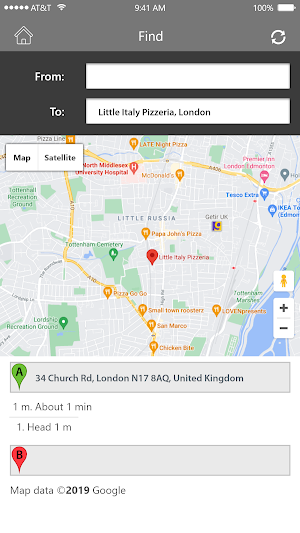 Little Italy Pizzeria, London Screenshot 1