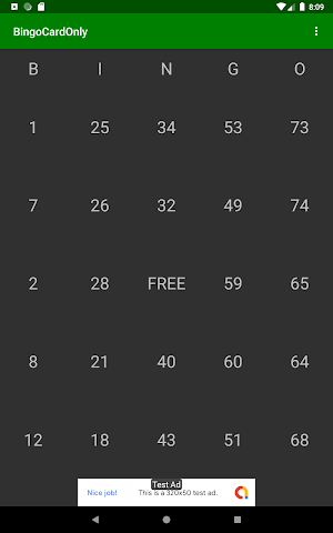 Bingo Card Only Screenshot 3