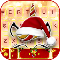 Christmas Unicorn Keyboard Theme
