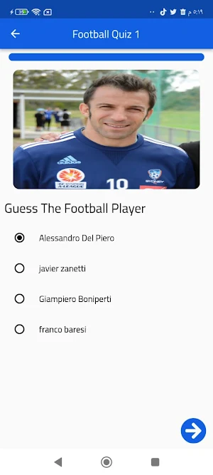 Football Quiz Play Screenshot 1
