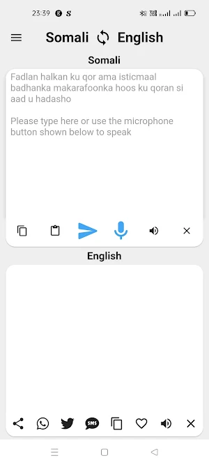 Somali To English Translator Screenshot 0