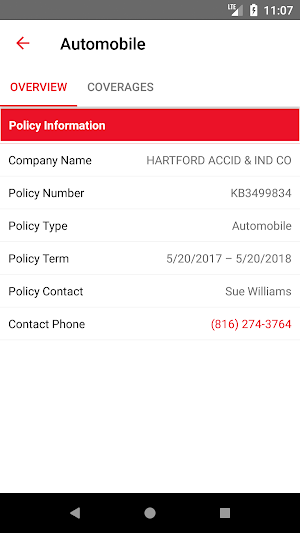 Universal Insurance Online Screenshot 1