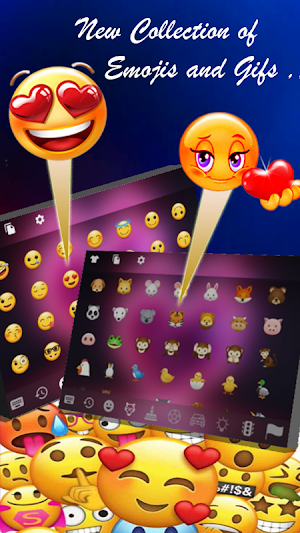 Gif Keyboard App - Heart Theme Screenshot 2