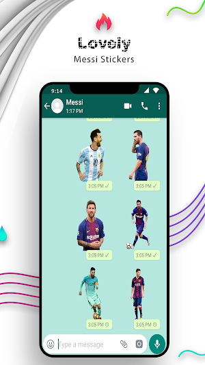 WAStickerApps - Messi Stickers Screenshot 3