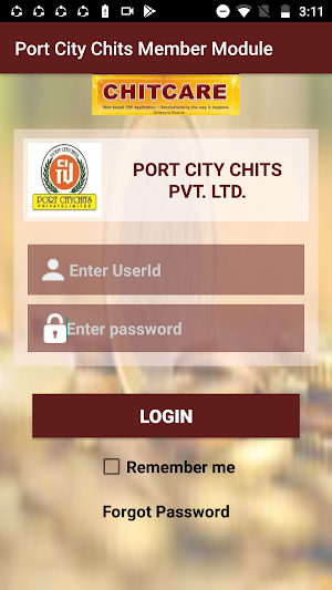 Port City Chits Member Module Screenshot 0