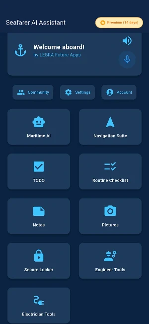 Seafarer AI – Maritime Toolkit Screenshot 0