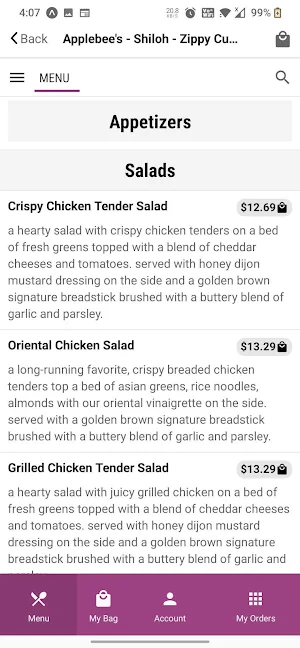 Zippy Cuisine Screenshot 1