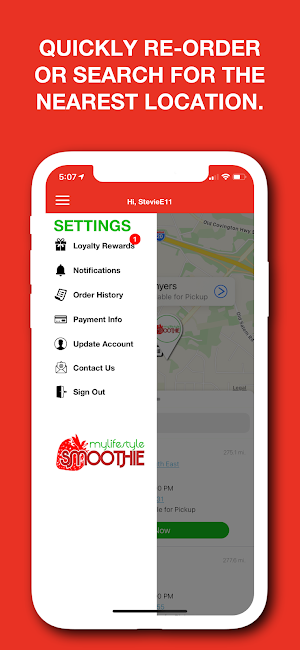 MyLifestyle Smoothie Screenshot 2