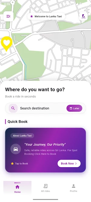 Lanka Taxi Screenshot 1