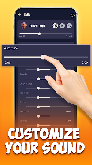 Voice Changer – Audio Effect Screenshot 1