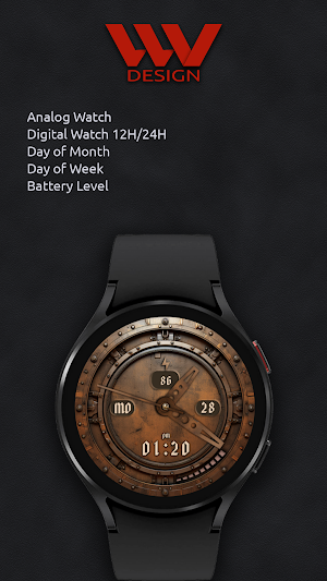 W-Design WOS135 - Watch Face Screenshot 1