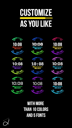 Simple Indicators Watch Face Screenshot 2