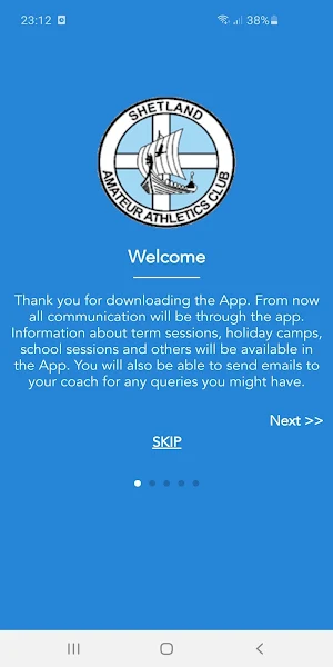 Shetland Amateur Athletics Club Screenshot 2