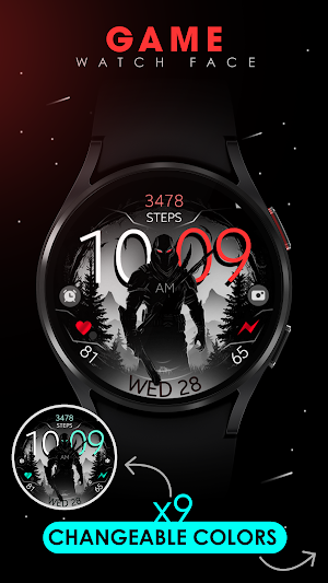 Game digital watch face Screenshot 1