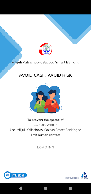 Milijuli Kalinchwok Saccos Smart Banking Screenshot 0