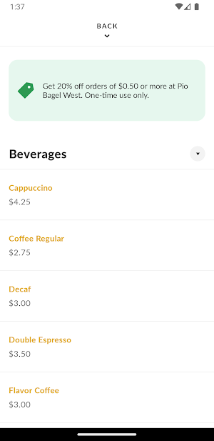 Pio Bagel Screenshot 2