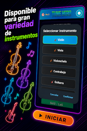 Tune Hero - Practica afinacion Screenshot 2