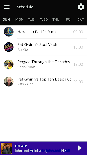Hawaiian Pacific Radio Screenshot 1