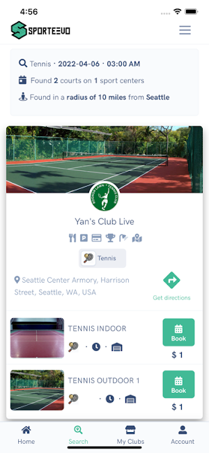 Sporteevo Screenshot 2