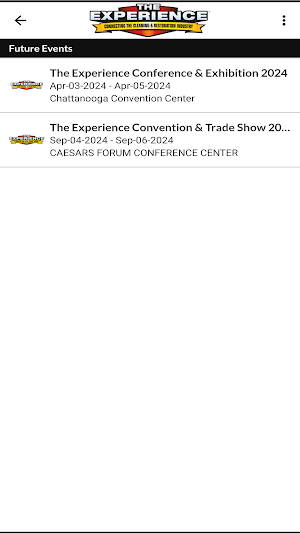 The Experience Events Screenshot 0