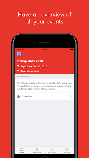 Startup Invest Events Screenshot 2