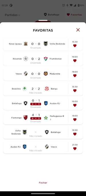 Carioca 2023 Jogos & Tabela Screenshot 3