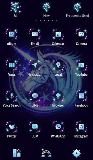 Unicorn Emblem Theme Screenshot 2