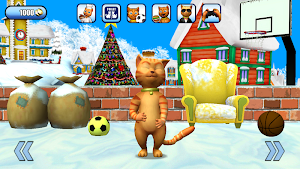 Talking Cat Leo Frozen Ice Fun Screenshot 1