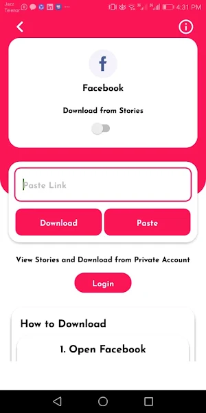 Quick Social Video Downloader Screenshot 1
