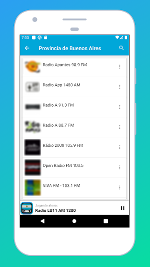 Radio Argentina + Radio Online Screenshot 2