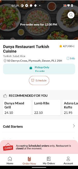DunyaRestaurant TurkishCuisine Screenshot 2