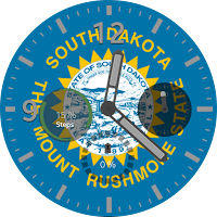 South Dakota Flag Watchface
