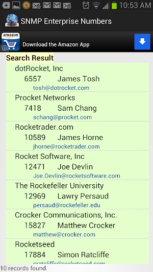 SNMP Enterprise Numbers Screenshot 0